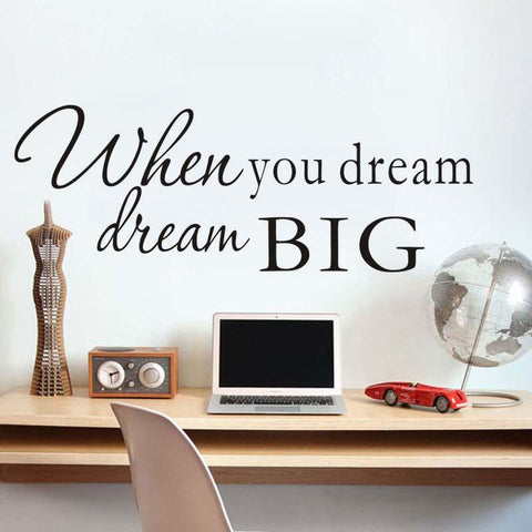 When You Dream Wall Stickers