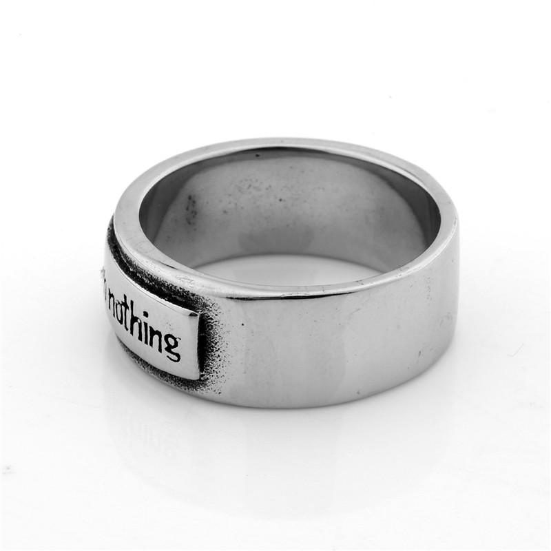 Something is Better Stainless Steel Ring