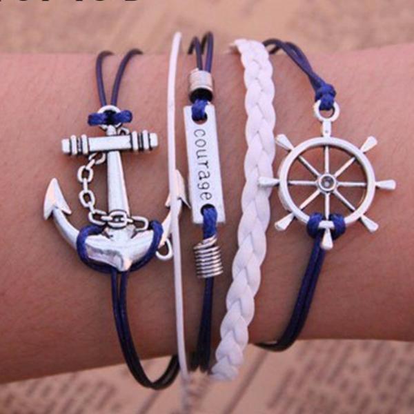 Courage Wrap Charm Bracelets