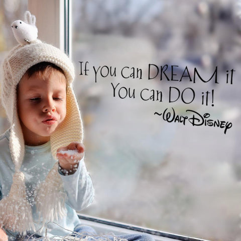 Walt's Advice Inspirational Wall Sticker