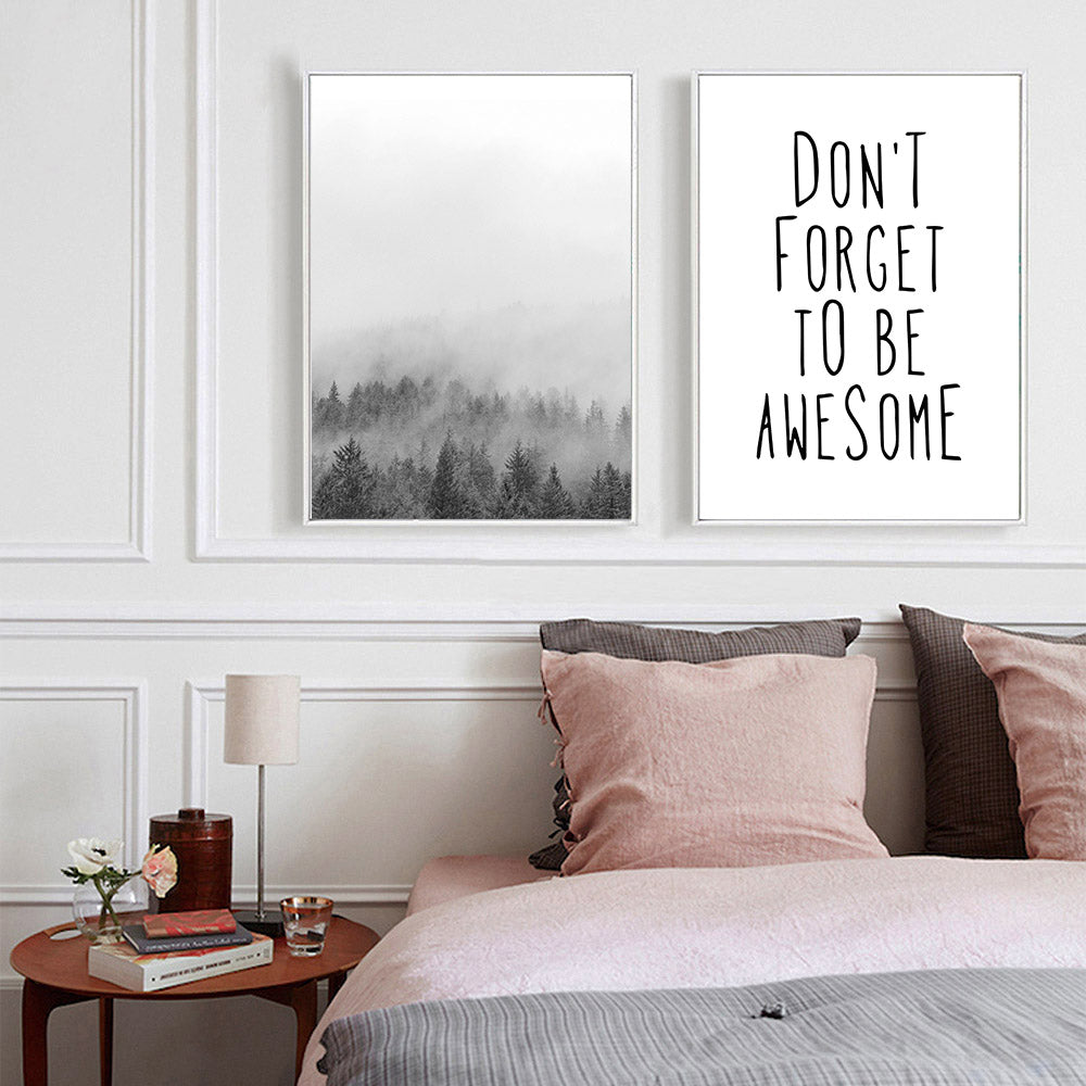 Landscape Nordic Style Canvas Poster
