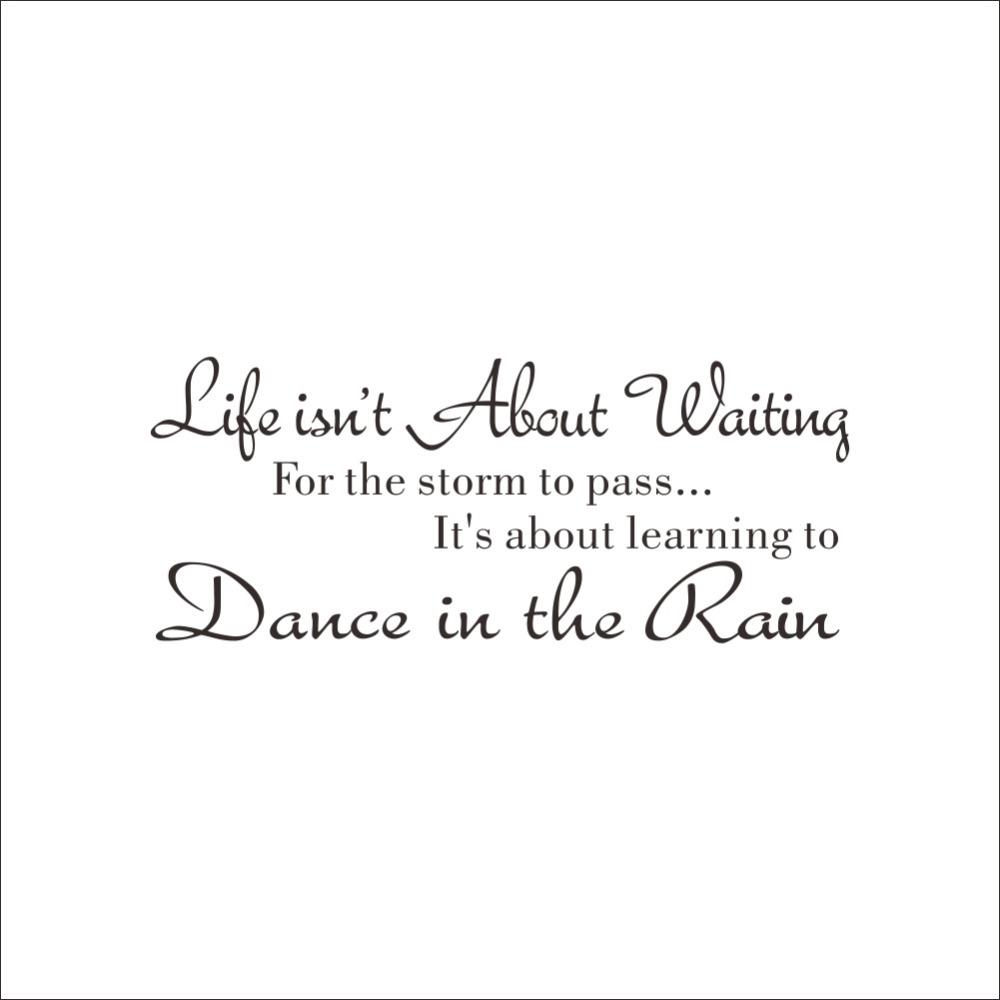 Dancing In The Rain Vinyl Decal Sticker