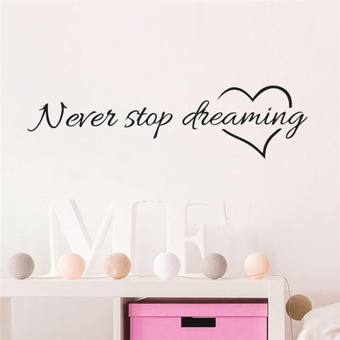 Keep Dreaming Wall Decor Sticker