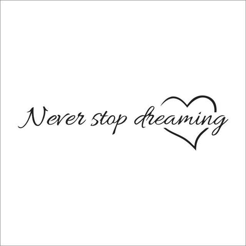 Keep Dreaming Wall Decor Sticker